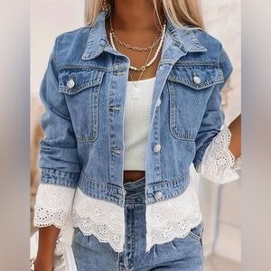 Laced Denim Jacket